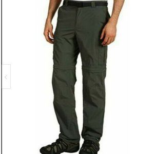 Columbia Silver Ridge Convertible Pants Zip Off In Gravel Size 50 X 34